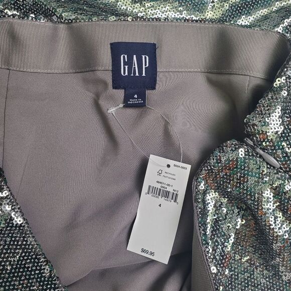 NWT Gap Sequin Mini Skirt Size 4 - Picture 7 of 12